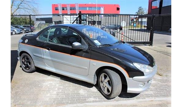 personenwagen PEUGEOT 206cc, diesel, cm³ ng, kW ng, 1e inschr ng, chassisnr VF32DNFUF43723233, 172768km, CO²-uitstoot ng, Euro ng, compl met:  ZONDER BOORDDOCUMENTEN, 2sleutels,